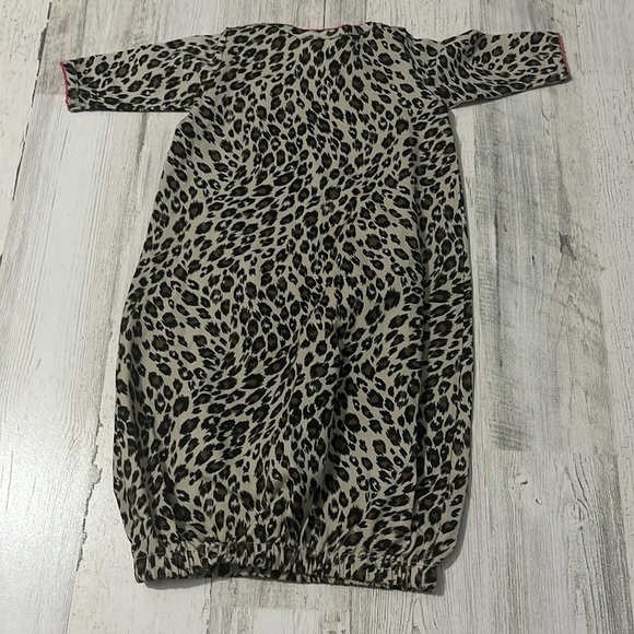 Sage & Lilly Leopard Newborn Sack Dress - Picture 8 of 9